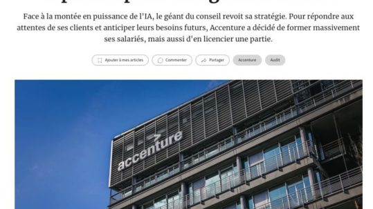 IA et les métiers du conseil